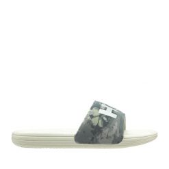Klapki damskie Helly Hansen Slide. Zielone klapki damskie Helly Hansen, bez wzorów, bez obcasa. Za 199.50 zł.