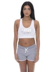 Leone Basic Damska Koszulka Sportowa. Niebieskie bluzki sportowe damskie LEONE 1947 APPAREL, s, bez kołnierzyka, bez ramiączek. Za 42.06 zł.
