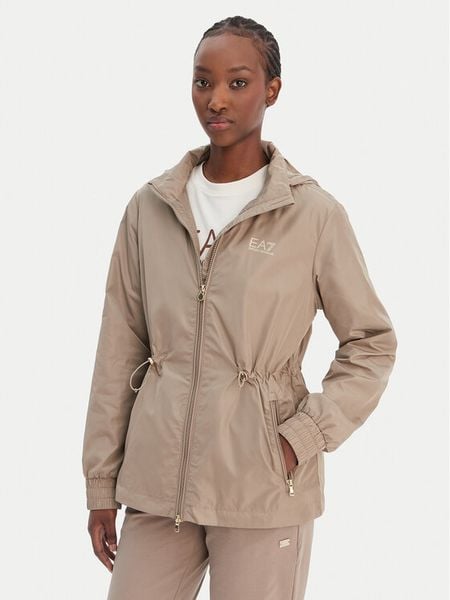 EA7 Emporio Armani Kurtka przejściowa 7W000471 AF12454 U6167 Beżowy Regular Fit. Brązowe kurtki damskie EA7 Emporio Armani, s, bez wzorów, z syntetyku, bez kaptura. Za 849.99 zł.