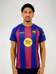 Koszulka domowa premium unisex FC Barcelona 25-26. Czerwone t-shirty damskie FC Barcelona, s, z materiału, bez ramiączek, do piłki nożnej. Za 244.64 zł.