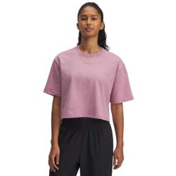 Koszulka damska Under Armour Rival. Czarne t-shirty damskie Under Armour, m, bez wzorów, z bawełny, bez kołnierzyka. Za 131.90 zł.