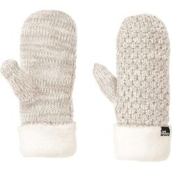 Rękawiczki turystyczne zimowe damskie Jack Wolfskin Highloft Knit Mitten. Brązowe rękawiczki damskie Jack Wolfskin, na zimę, bez wzorów, z poliesteru. Za 108.64 zł.