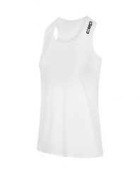 Tank top do biegania damski PRO RUN Ultralight CEP. Białe topy sportowe damskie CEP, na lato, l, bez wzorów, z materiału, bez ramiączek. Za 299.00 zł.