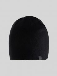 4F Czapka zimowa męska - czarna Uniwersalny. Czarne czapki męskie 4f, na jesień, bez wzorów, z materiału, biznesowe. Za 49.99 zł.