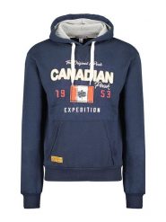 Canadian Peak Bluza "Guitreak" w kolorze granatowym rozmiar: S. Niebieskie bluzy z kapturem męskie Canadian Peak, s, z bawełny. Za 79.03 zł.