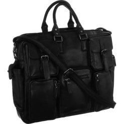 Torba na laptopa czarna retro LAP-31703-NDM-NL BLA. Czarne torby na laptopa damskie NO BRAND, bez wzorów, ze skóry. Za 393.00 zł.