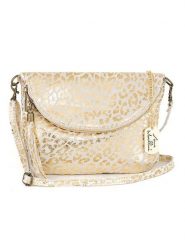 Anna Morellini Skórzana torebka "Riccarda" w kolorze złotym - 22 x 18 x 2 cm rozmiar: onesize. Żółte torebki klasyczne damskie Anna Morellini, bez wzorów, z materiału, bez dodatków. Za 173.99 zł.