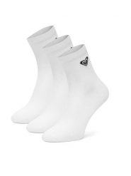 Roxy Skarpety krótkie AS_ROXY_06Z_SS25 (3-PACK) Biały. Białe skarpetki damskie Roxy, bez wzorów, z bawełny. Za 34.99 zł.
