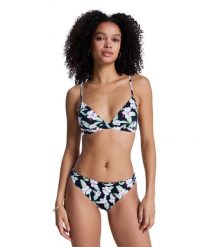 Zestaw trójkątny bikini dla Kobiety PRINTED ESSENTIALS Czarny. Czarne bikini damskie Roxy, bez wzorów. Za 259.99 zł.