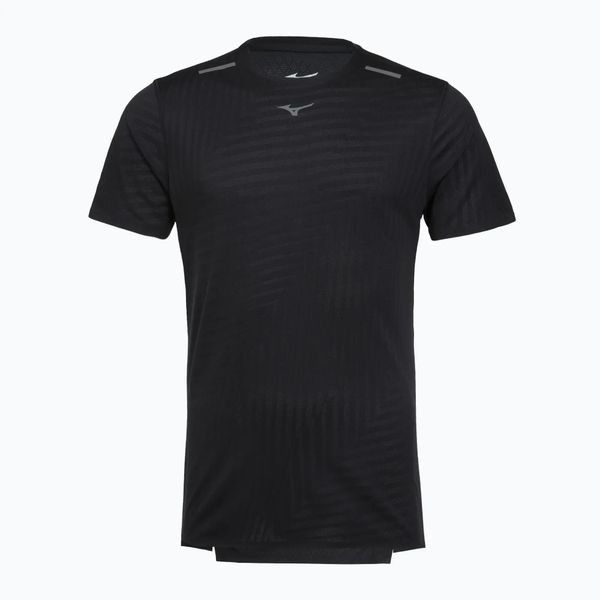 Koszulka do biegania męska Mizuno Tech Light Tee. Czarne t-shirty sportowe męskie Mizuno, m, z materiału, bez ramiączek, do biegania. Za 209.99 zł.