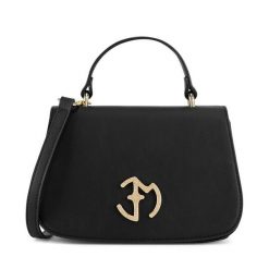 Torebka Eva Minge. Czarne torebki klasyczne damskie Eva Minge, bez wzorów, bez dodatków. Za 329.99 zł.