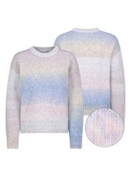 Fresh Made Sweter w kolorze błękitno-jasnoróżowym rozmiar: S. Niebieskie swetry klasyczne damskie Fresh Made, s, bez kołnierzyka. Za 109.78 zł.