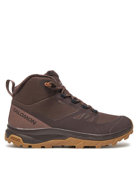 Salomon Trekkingi Outsnap Climasalomon™ Waterproof L47685100 Brązowy. Brązowe obuwie trekkingowe damskie Salomon. Za 449.99 zł.