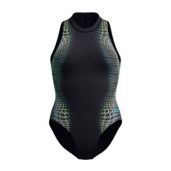 Damski kostium kąpielowy 1-częściowy Speedo Eco+ Placem Hydrasuit. Czarne stroje jednoczęściowe damskie Speedo, l, bez wzorów. Za 453.16 zł.