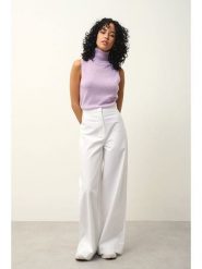 AUTHENTIC CASHMERE Kaszmirowy top "Capucin" w kolorze lawendowym rozmiar: XL. Różowe topy damskie AUTHENTIC CASHMERE, xl, bez wzorów, z kaszmiru, bez kołnierzyka. Za 217.53 zł.