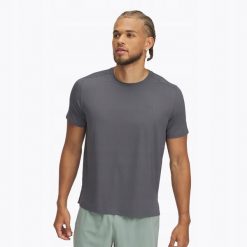 T-Shirt Męski Under Armour Koszulka Sportowa Do Biegania Szybkoschnąca. Szare t-shirty męskie Under Armour, m, bez wzorów, bez kołnierzyka. Za 229.99 zł.