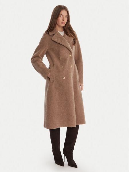 Guess Kożuch W5BL62 W4190 Beżowy Regular Fit. Brązowe futra damskie Guess, l. Za 1,559.00 zł.