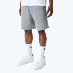 Spodenki męskie New Era NE Essentials. Szare szorty męskie New Era, bez wzorów. Za 189.99 zł.