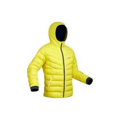 Kurtka narciarska SKI-P JKT 500 WARM męska. Niebieskie kurtki męskie WED'ZE, m, bez wzorów, z materiału, bez kaptura. W wyprzedaży za 259.99 zł.