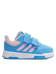 Adidas Sneakersy Tensaur Hook and Loop IG8802 Niebieski. Niebieskie buty sportowe dziewczęce Adidas, bez wzorów, ze skóry, bez zapięcia. Za 99.99 zł.