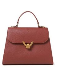 COCCINELLE Skórzana torebka w kolorze jasnobrązowym - 29 x 21 x 12,5 cm rozmiar: onesize. Brązowe torebki klasyczne damskie Coccinelle, bez wzorów, z materiału, bez dodatków. Za 983.70 zł.