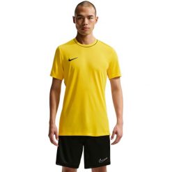 Koszulka męska Nike Dri-Fit Park 26 SS Top. Żółte t-shirty sportowe męskie Nike, m, z poliesteru, bez ramiączek, na fitness i siłownię, dri-fit (nike). Za 66.99 zł.