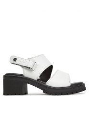 G-Star Raw Sandały WB-TILDE-24 Biały. Białe sandały damskie G-Star Raw, bez wzorów, ze skóry, bez obcasa, na słupku. Za 259.99 zł.