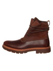 Clarks Skórzane botki "Trace Duck" w kolorze brązowym rozmiar: 42. Brązowe buty zimowe męskie Clarks, bez zapięcia. Za 303.06 zł.