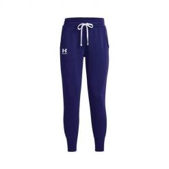 Spodnie sportowe damskie Under Armour Rival Fleece. Białe spodnie sportowe damskie Under Armour, s, z bawełny, na fitness i siłownię. Za 282.15 zł.
