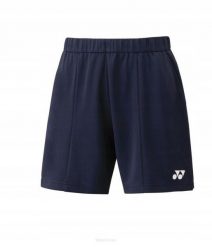 Spodenki tenisowe Yonex Knit Shorts. Niebieskie szorty damskie YONEX, bez wzorów, z materiału. Za 195.00 zł.