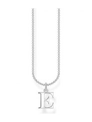 Thomas Sabo Srebrny naszyjnik z zawieszką - dł. 45 cm rozmiar: onesize. Szare naszyjniki damskie thomas sabo, srebrne. Za 139.95 zł.