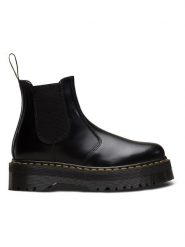 Dr. Martens Skórzane sztyblety w kolorze czarnym rozmiar: 37. Czarne botki damskie Dr. Martens, sportowe, bez obcasa, bez zapięcia. Za 587.41 zł.