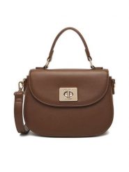 Nine West Torebka CEO-TENNESSEE-LDA8205 Brązowy. Brązowe torebki klasyczne damskie Nine West, bez wzorów, z materiału, bez dodatków. Za 229.99 zł.