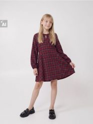Sukienka w kratę z bawełną - wielobarwny. Sukienki dziewczęce Sinsay, bez wzorów, z bawełny, bez ramiączek. Za 49.99 zł.