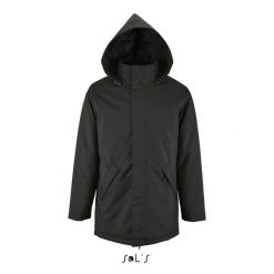 Parka Sol's Robyn. Czarne parki męskie SOL'S, na zimę, m, bez wzorów, z materiału. Za 323.50 zł.