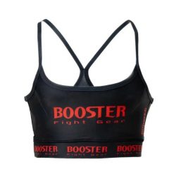 Biustonosz dla kobiet Booster Fight Gear Challenge V2. Czarne biustonosze sportowe damskie BOOSTER FIGHT GEAR, bez wzorów. Za 258.00 zł.