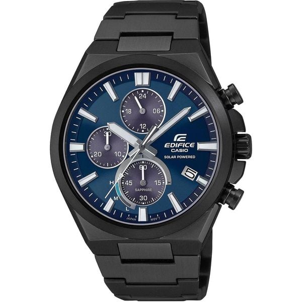 Zegarek męski Casio EFS-S630DC-2AVUEF, Quartz, 44mm, 10ATM. Czarne zegarki męskie Casio. Za 849.80 zł.