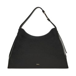 Torebka Furla. Czarne torebki klasyczne damskie Furla, bez wzorów, bez dodatków. Za 1,619.00 zł.