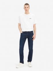 Levi's Dżinsy "511" - Slim fit - w kolorze granatowym rozmiar: W34/L32. Niebieskie jeansy męskie Levi's. Za 231.13 zł.