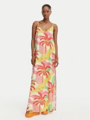 Maaji Sukienka letnia Debbie PT1904CLD500 Kolorowy Relaxed Fit. Sukienki damskie Maaji, na lato, s, bez wzorów, z wiskozy, bez kołnierzyka, bez ramiączek. Za 549.99 zł.