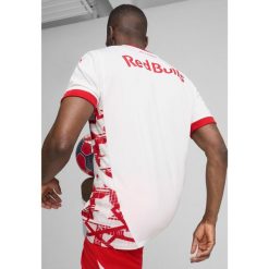 Męska koszulka domowa FC Red Bull Salzburg 24/25 PUMA White Red. Białe t-shirty sportowe męskie Puma, m, bez ramiączek, do piłki nożnej. W wyprzedaży za 219.00 zł.