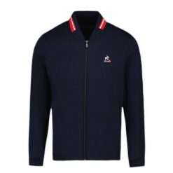 Bluza zapinana na zamek błyskawiczny Le Coq Sportif Heritage N°1. Niebieskie bluzy bez kaptura męskie Le Coq Sportif, xs. Za 466.15 zł.