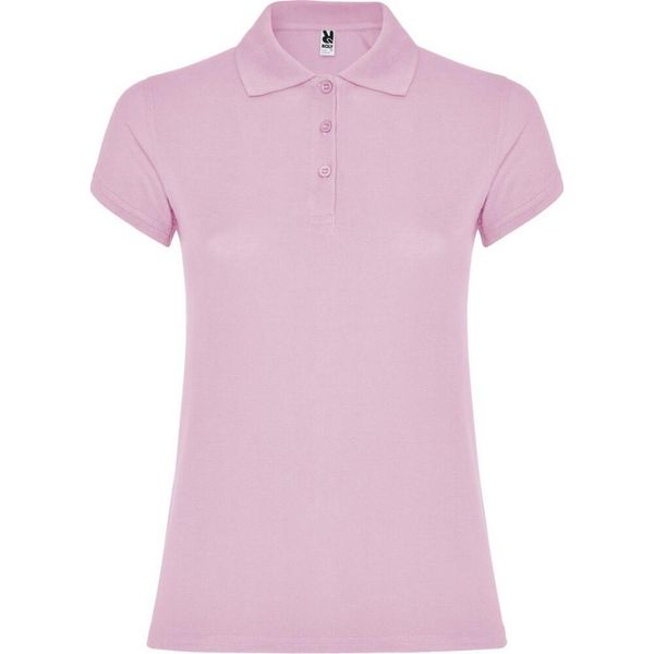 Damska Koszulka Polo W Gwiazdki. Czerwone bluzki sportowe damskie ROLY, xl, bez wzorów, bez ramiączek. Za 56.99 zł.