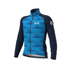 Kurtka rowerowa męska Alé Cycling Solid Sharp. Niebieskie kurtki męskie ALÉ CYCLING, m, bez wzorów, sportowe, bez kaptura. W wyprzedaży za 502.95 zł.