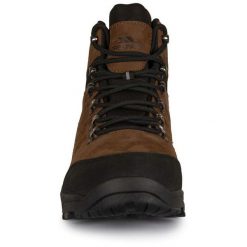 Męskie Skórzane Buty Turystyczne Corrie. Brązowe buty trekkingowe męskie Trespass, z gumy, bez zapięcia, trekkingowe. Za 454.99 zł.