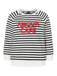 More & More Bluza w kolorze granatowo-białym rozmiar: 44. Białe bluzy bez kaptura damskie MORE & MORE. Za 118.28 zł.