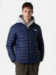 The North Face Kurtka puchowa Classic NF0A8D1U Granatowy Regular Fit. Niebieskie kurtki męskie The North Face, m, bez wzorów, z puchu, bez kaptura. Za 1,099.00 zł.