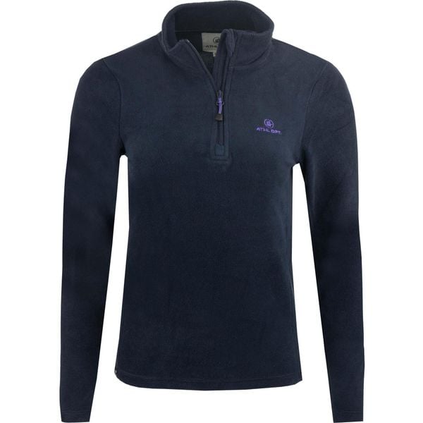 Bluza damska Athl DPT Virgin – granatowa, krótki zamek. Niebieskie bluzy bez kaptura damskie WOMEN'S HEALTH, s, z polaru. Za 146.99 zł.