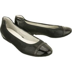 TAMARIS 22139-28 black combination, baleriny, czółenka damskie. Czarne baleriny damskie Tamaris, bez wzorów, bez obcasa. Za 179.00 zł.