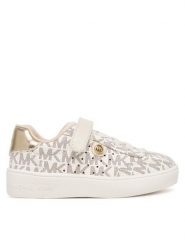 MICHAEL Michael Kors Sneakersy MK02485256 Beżowy. Brązowe buty sportowe dziewczęce MICHAEL Michael Kors, bez wzorów, ze skóry, bez zapięcia. Za 279.99 zł.